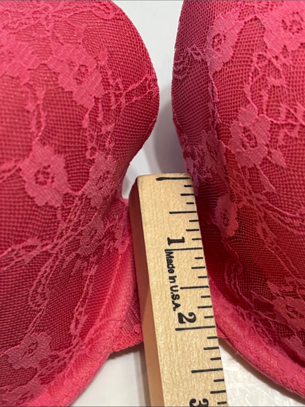 Victoria’s Secret Lined Demi Bra 38D Coral Pink - Picture 7 of 16